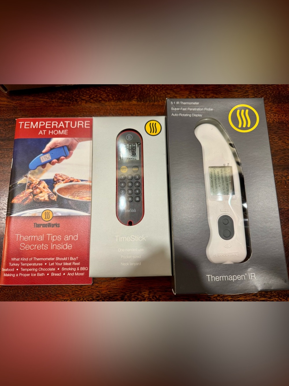 Thermoworks TimeStick & Thermapen IR - Digital Cooking Thermometers